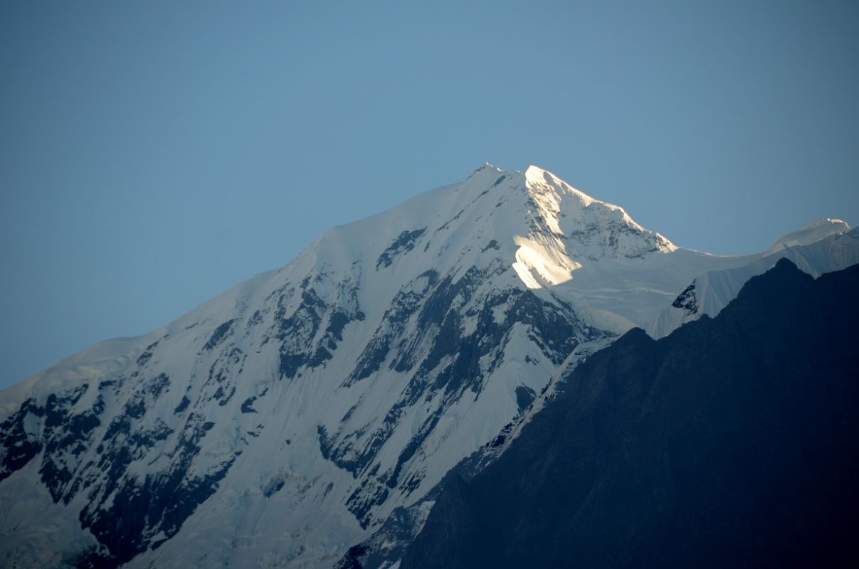 08 Annapurna III Early Morning From Sinuwa On The Trek To Annapurna Sanctuary 